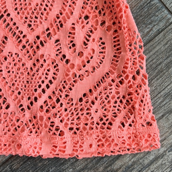 Xhiliration orange swim cover up - Picture 4 of 5